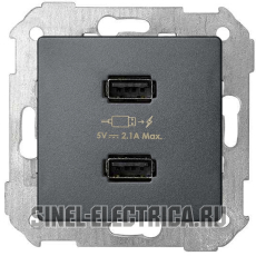   USB Simon, USB-A x 2, 2.1A ()