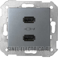   USB Simon, USB-A x 2, 2.1A ( )