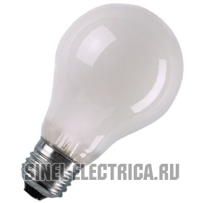 Лампа накаливания, стандартная, матовая, 40W, 230В, Е27 Лампа накаливания, стандартная, матовая, 40W, 230В, Е27