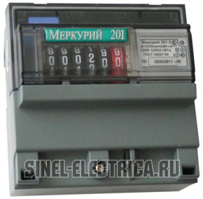 Счетчик электроэнергии Меркурий 201.5 Счетчик электроэнергии Меркурий 201.5