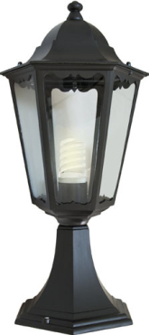Светильник садово-парковый 6204, 100W 230V E27 (черный) Светильник садово-парковый 6204, 100W 230V E27 (черный)