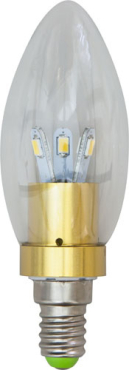 Лампа светодиодная, 6LED(3.5W) 230V E14 6400K золото, LB-70 Лампа светодиодная, 6LED(3.5W) 230V E14 6400K золото, LB-70