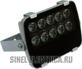 Прожектор квадратный, 10LED/1W-6500K 230V (IP65), LL-137 (серебро) Прожектор квадратный, 10LED/1W-6500K 230V (IP65), LL-137 (серебро)