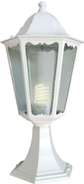 Светильник садово-парковый 6204, 100W 230V E27 (белый) Светильник садово-парковый 6204, 100W 230V E27 (белый)