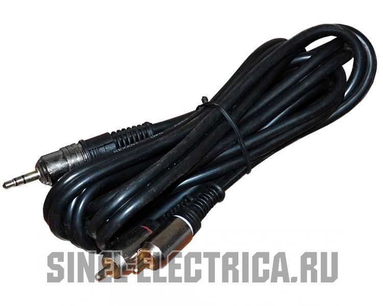  3.5 Stereo Plug - 2RCA Plug 5 (GOLD) -  REXANT