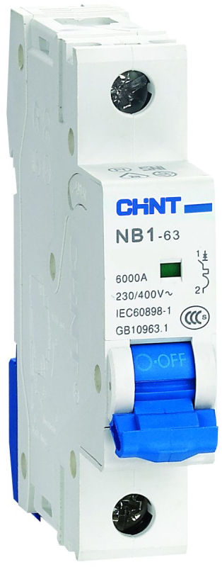   Chint NB1-63 - 1P 25A ( C) 6 kA 1M 230 