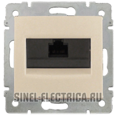 Розетка RJ45 Кат.5e UTP Legrand Valena (слоновая кость) на захватах Розетка RJ45 Кат.5e UTP Legrand Valena (слоновая кость) на захватах