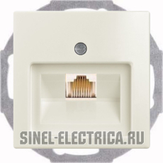 Розетка телефонная Jung (RJ-11/12) 1 разъем ABB Basic 55 (шале-белый) Розетка телефонная Jung (RJ-11/12) 1 разъем ABB Basic 55 (шале-белый)