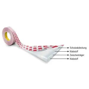 Двусторонний скотч Deko-Light double-faced adhesive tape 9088-200 10mm/50m