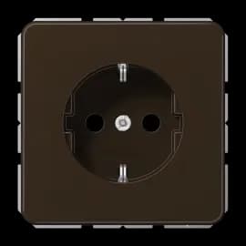 Розетки электрические с заземлением Jung CD (Коричневый)