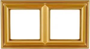 Рамка Jung ECO Profi Deco, 2 поста (золото)