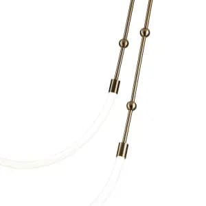 Подвесной светодиодный светильник Indigo Corda 14010/2P Brass