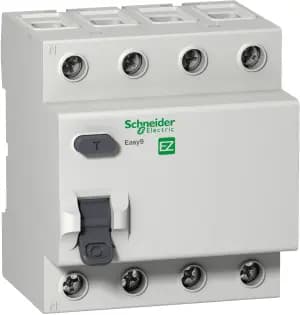 Устройство защитного отключения (УЗО/ВДТ) Schneider Easy9 - 4P - 25A - AC - 30mA