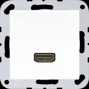 Розетка HDMI 2.0a Jung (Белый)