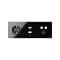 Кит 3 поста, мех-мы. 1 розетка Schuko + 1 розетка TV одиночная + 1 розетка RJ45 Cat.6 + 1 розетка HDMI v1.4 + 1 розетка USB 2.0 + суппорт S100 (Черный глянец)