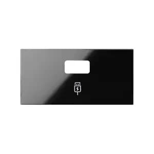Зарядное устройство USB SmartCharge 230В~ c 1 выходом 2.1A 5В S100 (Черный глянец)