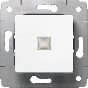 Кнопка с подсветкой 10A Legrand Cariva (белая)