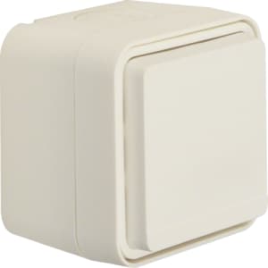 Штепсельная розетка SCHUKO, W.1, с откидной крышкой, цвет: полярная белизна