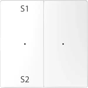 D-Life PlusLink КЛАВИША 2-ная с S1/S2, пусто, БЕЛ. ЛОТОС, SD