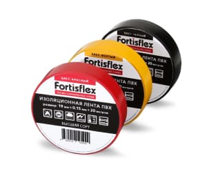 Изолента ПВХ 19х0.15x20 синяя (Fortisflex)