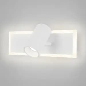 Eurosvet Настенный светодиодный светильник 20127/1 LED белый