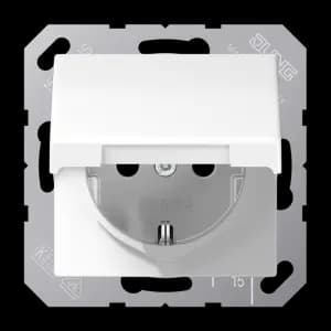 SCHUKO®-розетка 16 A / 250 B ~ с защитой от детей и крышкой