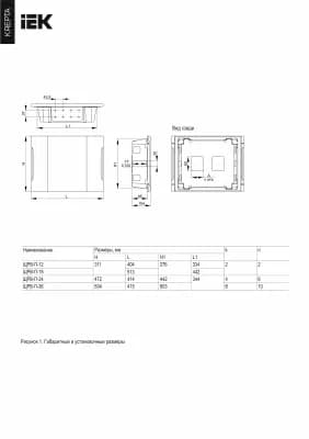 KREPTA 5 Корпус пластиковый ЩРВ-П-24 IP40 IEK