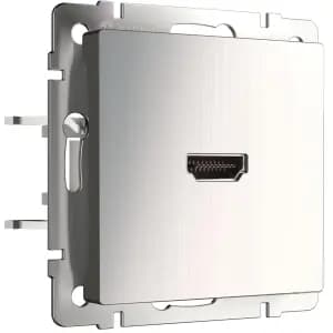 Розетка HDMI Werkel (Никель)