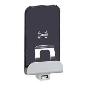 Беспроводное зарядное устройство Qi 1А с дополнительным разьемом USB A 5В 2,4А.