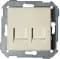 Компьютерная розетка Simon 82 Detail RJ-45 двойная (слоновая кость)