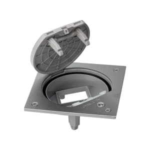 Влагостойкая основа Simon Connect IP66 под 1 модуль K45, с замком (нержавеющая сталь)