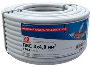 Провод ПВС 3x4,0 мм?, 20 м.,  ГОСТ