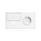 Кит 2 поста, мех-мы. 1 розетка Schuko + 1 з/у USB SC 2.1A + 1 переключатель (проходной) + суппорт S100 (Белый матовый)