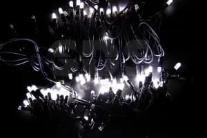 Светодиодная гирлянда Дюраплей 100% Flashing, 20м, 200 LED, Белая