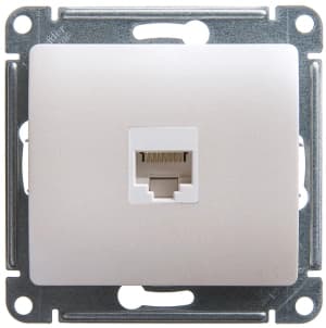 Розетка информационная Schneider Glossa (перламутр)