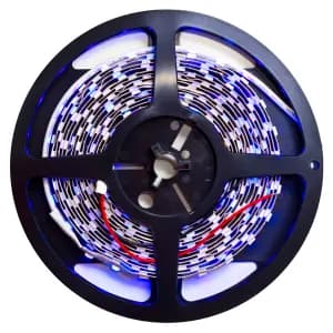 LED лента гибкая 8mm, 12V, 60 SMD-LED/метр, 4.8 Вт/м (синий)