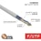 Кабель витая пара F/UTP, CAT 5e, ZH нг(А)-HF, 4PR, 24AWG, INDOOR, SOLID, серый, 305 м, REXANT