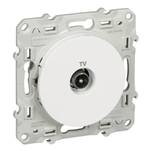Розетка TV Odace (Белая)