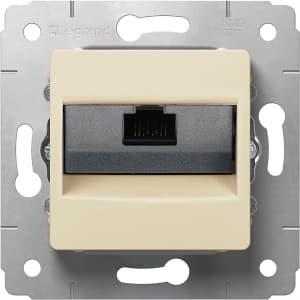 Розетка информационная Legrand Cariva (слоновая кость)