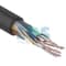 Кабель UTP 4PR 24AWG, CU (медь), CAT5e, 100МГц, PE черный, (OUTDOOR) (бухта 50 м) REXANT