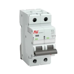 Автоматический выключатель EKF Averes AV-10 - 2P - 50A - B - 10kA - 2M - 400В
