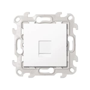 Розетка для передачи данных RJ45 Cat.6 UTP белого цвета S24 Harmonie