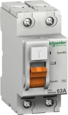 Устройство защитного отключения (УЗО/ВДТ) Schneider Electric Домовой (ВД 63) - 1P+N - 63A - AC - 30mA
