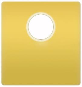 Монтажная плата для механизмов с одним коннектором (real gold, бежевый)