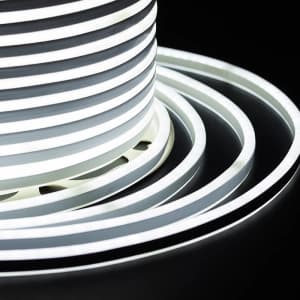Гибкий Неон LED SMD, компактный 7х12мм, двусторонний, белый, 120 LED/м, бухта 100м