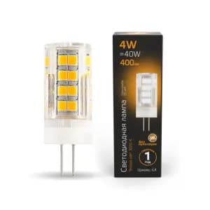 Лампа светодиодная G4 4W 2700К кукуруза прозрачная