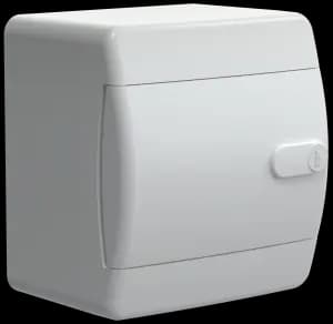 Щиток настенный с дверцей 4 модуля с DIN-рейкой IP41 (ЩРВ-П-4)