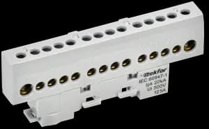 TEKFOR Шина L "фаза" изол. на унив. держ. 8х12-14-Ср IEK