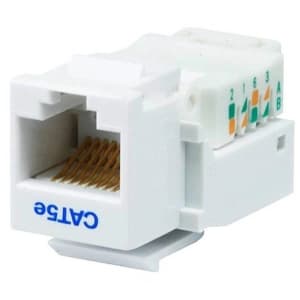 Разъем компьютерный FEDE RJ-45 cat.5e tool-free (белый)