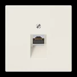 Розетки компьютерные (RJ-45) одинарные Jung LS (Слоновая кость)